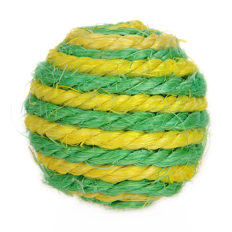 Boules de sisal (jaune-vert) 4,2-4,4CM