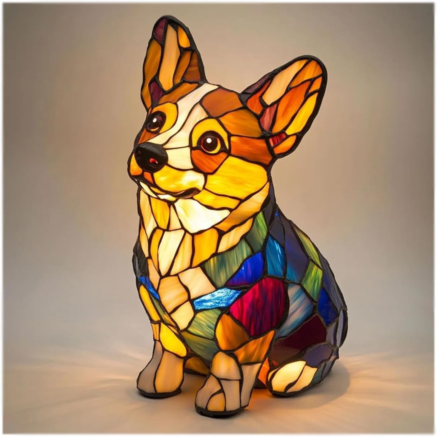 Corgi assis