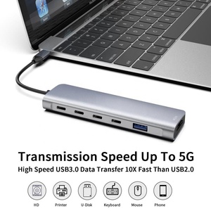 Accept Custom OEM/ODM PD HDTV <strong>USB</strong>-<strong>C</strong> <strong>3.1</strong> <strong>USB</strong> 3.0 Multifunction <strong>Usb</strong> Hub <strong>Adapter</strong> - Product Image 5