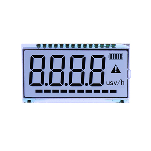 Pantalla LCD personalizada Pantalla LCD redonda con control táctil personalizado Pantalla LCD de 7 segmentos para temperatura y humedad