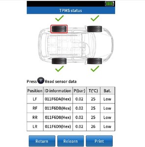 Universelles TPMS-Scan-Tool mit 12-monatiger Garantie Sensor Activator & Programmer TPMS - Product Image 4