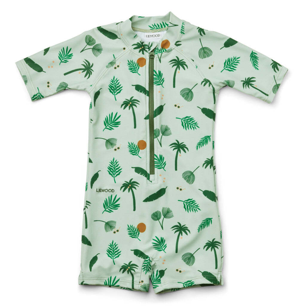 Maillot de bain à motif de plantes vertes en prévente