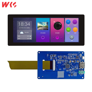 Pantalla táctil personalizada para raspberry pi 3 4, 6,86 pulgadas, entrada USB, IPS, TFT