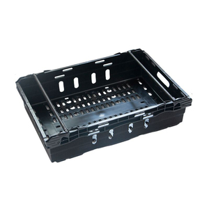 Cajón de logística de apilamiento de brazo de pacas de supermercado apilable anidable para almacenamiento de setas - Product Image 6
