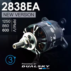Dualsky EA 3rd Series XM2838 Brushless 600KV 860KV 1250KV لملحقات الطائرات ذاتية الصنع عن بعد - Product Image 3