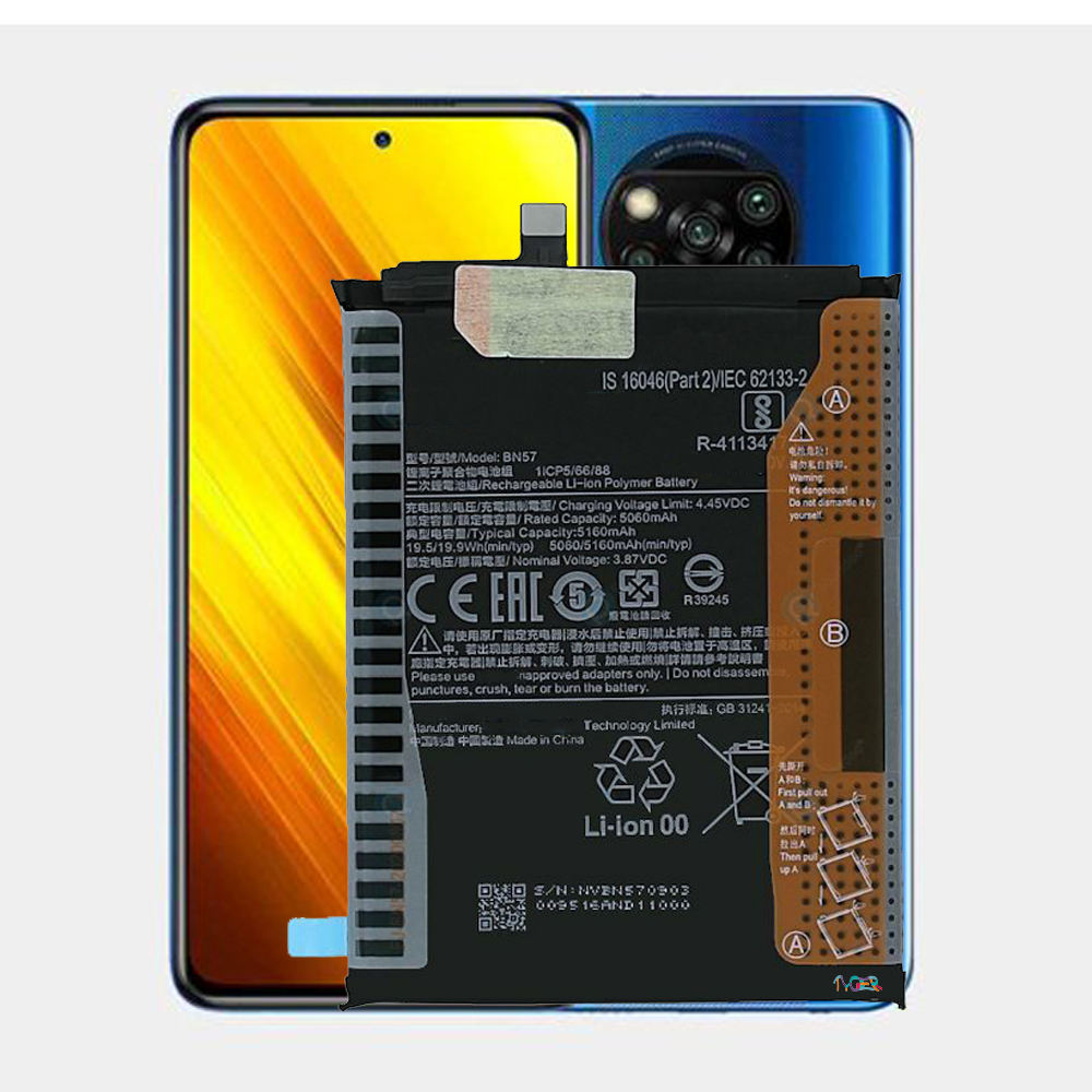 BN57 pour XIAOMI Mi Poco X3 NFC & Poco X3 Pro