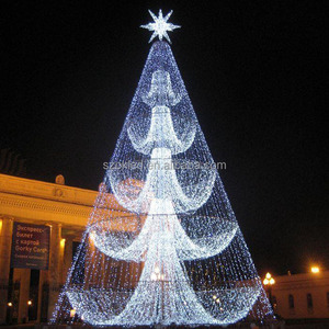 Di lusso all'aperto albero di natale luci LED modello commerciale con motivo a stella per la programmazione interna - Product Image 2
