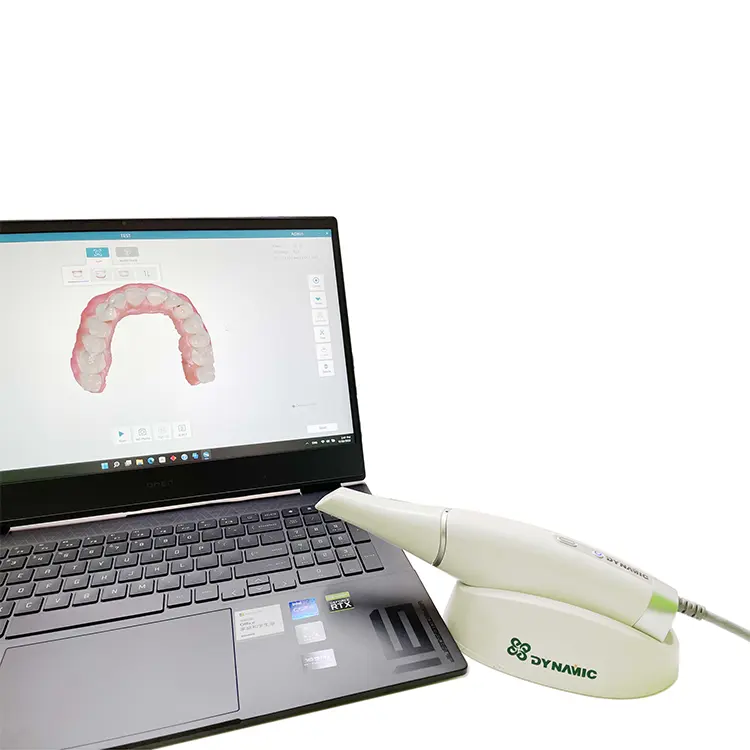 Scanner dds300 profissional digital, dispositivo médico dinâmico 3d scanner intraoral competitivo