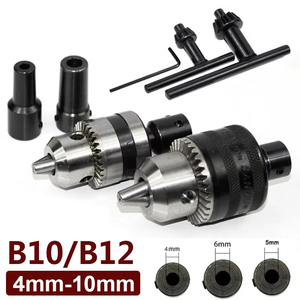 מקדחה חשמלי מיני מהדק הברגה 0.6 מ "מ-6 מ" מ b10 חוט מחבר מוט מוט מוט מוט מנוע עם מפתח מפתח מפתח ברגים