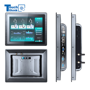 Nuevo marco Delgado integrado todo en uno 10,1-27 ''pantalla táctil sistema integrado Panel Industrial Pc para automatización de fabricación