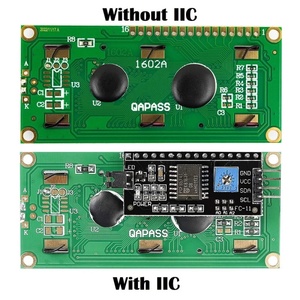 LCD1602 1602 <strong>LCD</strong> Module <strong>16x2</strong> Character <strong>LCD</strong> <strong>Display</strong> PCF8574T PCF8574 IIC I2C Interface 5V Blue / Yellow Green Screen