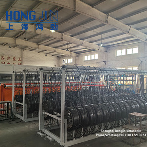 Độ bền kéo cao polyester sợi Hàn geogrid Thiết bị hàn HDPE vỏ Polyester geogrid Máy làm - Product Image 6