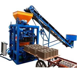 4-26 máquina de fabricación de ladrillos de cemento semiautomática para línea de producción de ladrillos - Product Image 1