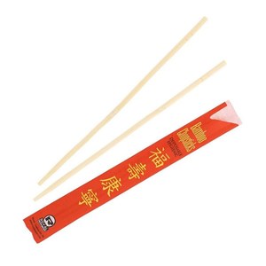 OEM marka adı Hashi japon restoran Take-Away suşi çubukları için tek kullanımlık yuvarlak bambu çubuklarını