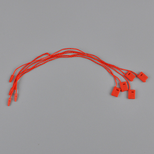 2021 New Arrival 7 Inch Red Square Hanging Tablets Label <strong>String</strong> Fashion <strong>Tag</strong> Rope <strong>Loop</strong> Plastic <strong>Tag</strong> Rope for Clothing - Product Image 5
