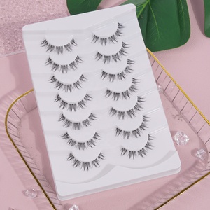 MAGEFY ince görünmez bant ön kesim segmenti kirpik uzantıları özel etiket diy bölümlenmiş küme lashes şeritler - Product Image 1