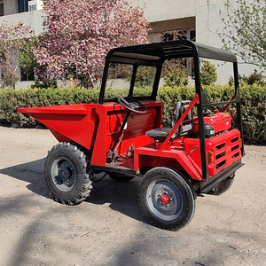Camión volquete hidráulico de Descarga frontal de 3 toneladas, Unidad 4*4 vendida en fábrica, bomba cargadora de ruedas personalizable, cargador de precisión, motor de 1 año