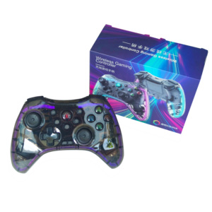 RGB LEDライトポータブルワイヤレスジョイスティックスイッチゲームコントローラー多機能スイッチ用 - Product Image 1