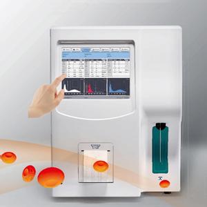 Analizador de Hematología automático VET, máquina CBC completamente automática de 3 partes, sistema de sangre Veterinaria con reactivo abierto - Product Image 1