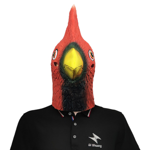 Cosplay Bán Buôn Thực Tế Halloween Cao Su Mặt Nạ Động Vật Tùy Chỉnh Cosplay Đảng Khá Hồng Y Mặt Nạ Cao Su - Product Image 2