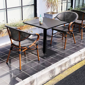 Tốt nhất bán thoải mái giải trí đồ nội thất ngoài trời đặt Stackable Patio mây mây ghế ăn - Product Image 4
