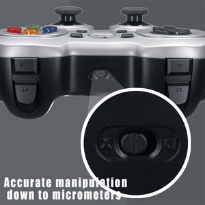 Logitech F710 çift titreşim kablosuz Gamepad 2.4 GHz USB NanoReceiver 4 anahtarı d-pad denetleyici - Product Image 3