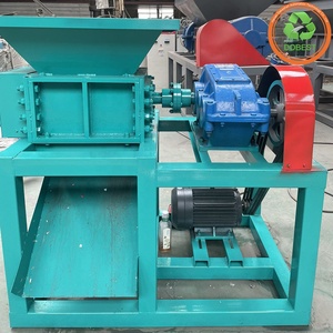 低エネルギー消費大トルクスクラップ重融点PVC HDPE PP PETスクラップデュアルシャフトシングルモーターシュレッダー