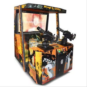 Máquina de juego Arcade con monitor LCD de 55 pulgadas japonesa original/simulador de jungla que funciona con monedas para disparar Zombies Shooting Arcade - Product Image 5