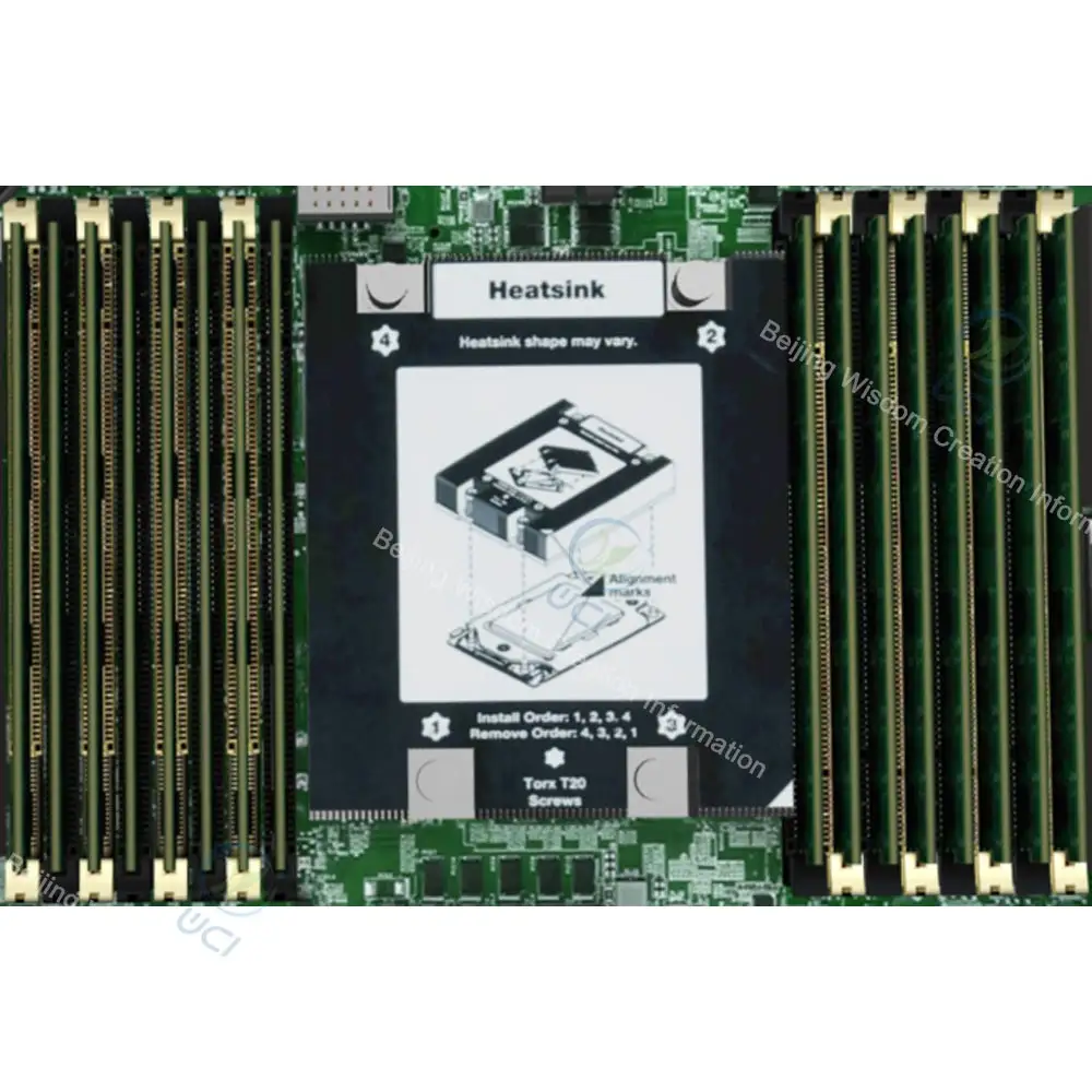 Accesorios de servidor Lenovo Sr630 Sr635 Sr645 Sr650 V2 Sr655 1u Sr665 2u V3 2u Disipador de calor de radiador estándar ordinario