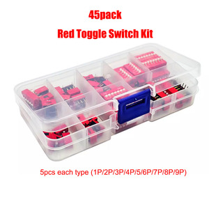 10 modelli 6*6 tattile Micro interruttore tattile pulsante Kit 2P 4P 4.3 5 ~ 13MM DIP SMD staffa impermeabile 6x6 chiave PCB interruttore fai da te - Product Image 6