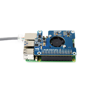 Aismartlink Power Over <strong>Ethernet</strong> HAT (F) For <strong>Raspberry</strong> <strong>Pi</strong> 5, Onboard Cooling Fan, Supports 802.3af/at network standard - Product Image 1