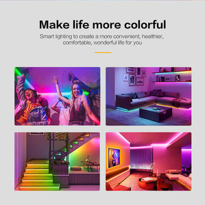CL aydınlatma üreticisi OEM ODM Smd 5050 kapalı <span class=keywords><strong>Led</strong></span> Rgb akıllı şerit ışıkları odası