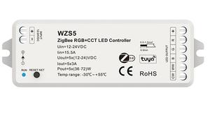 WZS5 ZIGBEE-PWM 5CH * 3A 12-24VDC Zigbee CCT CV светодиодные полосы управления - Product Image 2
