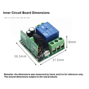433MHz Ein kanal iger drahtloser Fernbedienung schalter DC 12V Lerncode Fernbedienung skit für den Großhandel mit Zugangs kontrolle
