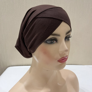 Modal merserize pamuk Ninja başörtüsü kap çapraz tüp müslüman Lady nefes çok renkli başörtüsü kap Abaya - Product Image 5