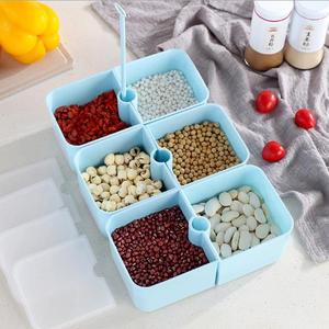 Toptan taşınabilir <span class=keywords><strong>eko</strong></span>-friednly dikdörtgen mühür plastik gıda kabı / plastik saklama kutusu / öğle yemeği kutusu
