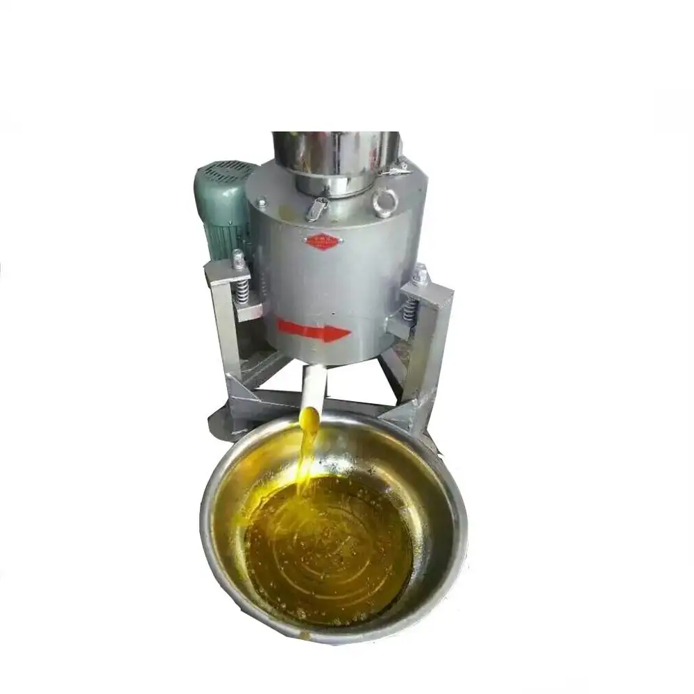 Elaborazione 250kg oli di semi di girasole centrifuga filtro olio