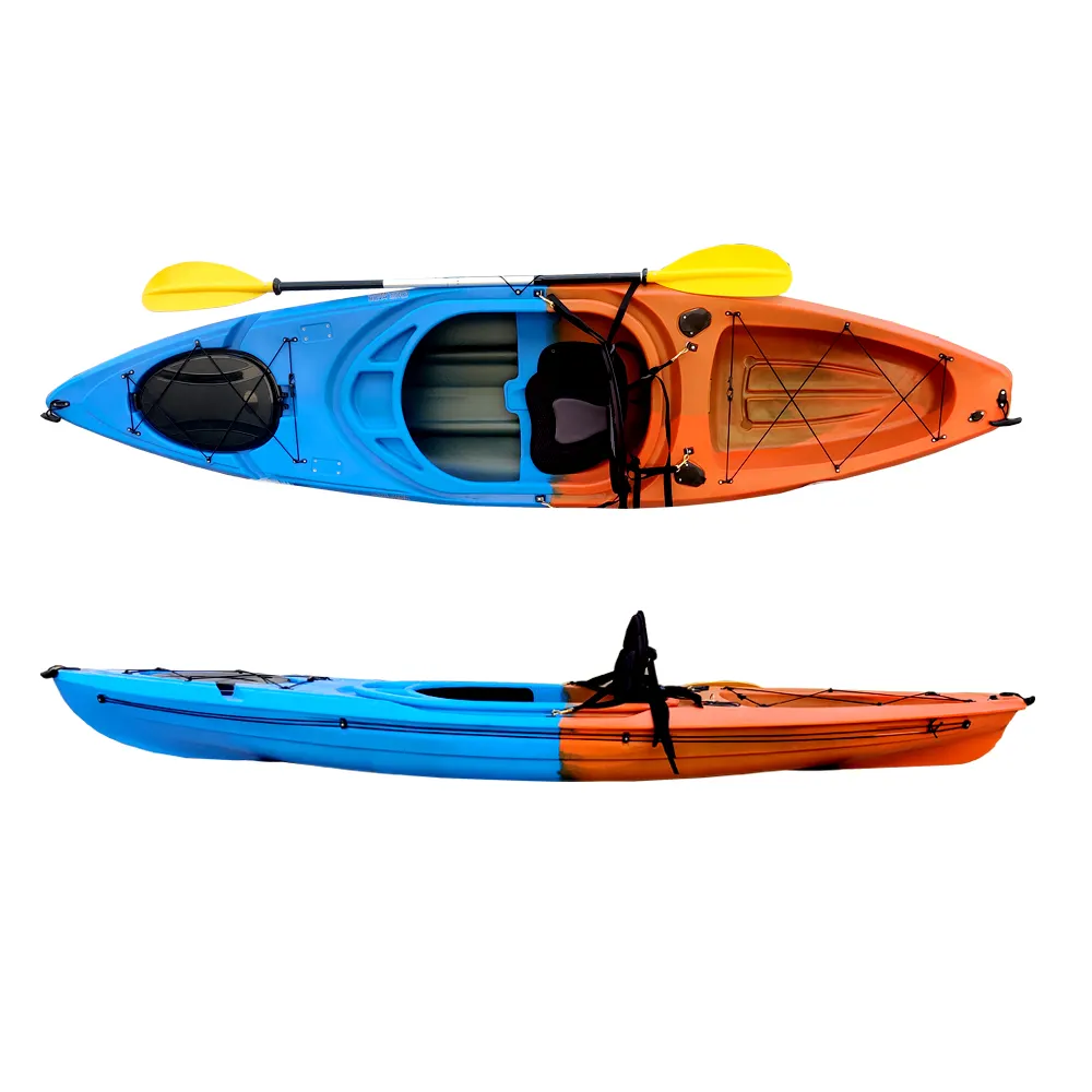 Rotomolded-barco Kayak pequeño de plástico, Kayak barato, se utiliza