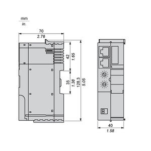 STBNIP2311 Módulo de salida analógica Módulo PLC de salida analógica de carretera Módulo de controlador lógico programable STBNIP2311 - Product Image 4