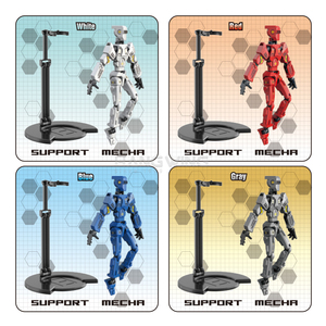 HW Hot-selling Assembled Multi-joint Movable Action Figure <strong>Model</strong> Toy 3D Printed Joint Doll No. 9 Digital Man with Sticker - Product Image 4
