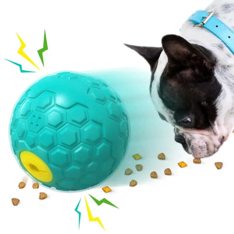 Gioco di Puzzle interattivo giocattoli per cani Puzzle per cani giocattolo per l'alimentazione IQ Treat Ball per cani di taglia piccola e media giocattolo da masticare per la pulizia dei denti degli animali domestici