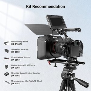 Smallrig R5/R5 C/R6 กรงสําหรับ Canon R5 R6 R5 C, 1/4"-20 และ 3/8"-16 หลุมเกลียวสําหรับทําฟิล์ม -2982b - Product Image 6