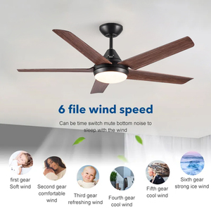 İskandinav dekoratif çin OEM renk uzaktan kumanda fantezi 48 inç 5 ABS bıçakları hayranları uzaktan kumanda ile ışık - Product Image 5