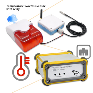 Sensores de temperatura inalámbricos de alarma de temperatura de salida de relé para registrador de datos de temperatura - Product Image 1