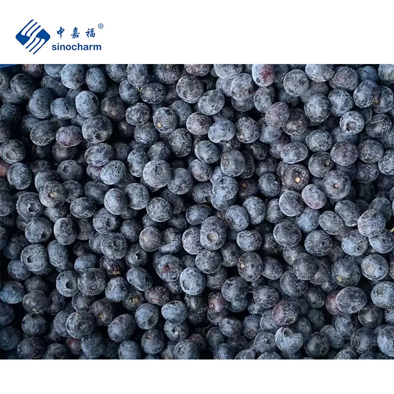 Sinoharm의 Brc 공장 가격 0.8-1.5cm IQF 베리 도매 냉동 야생 블루 베리