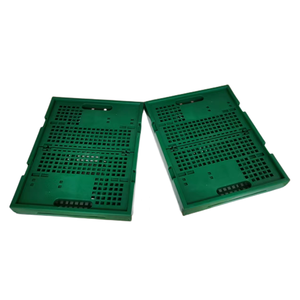 QS Contenedor Caja Contenedor Palé de alta resistencia Embalaje Cajas de almacenamiento Plástico Plegable Apilable Plegable Fruta Vegetal Plegable - Product Image 6