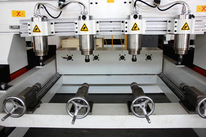 多头数控路由器木工圆形材料雕刻旋转机 - Product Image 6