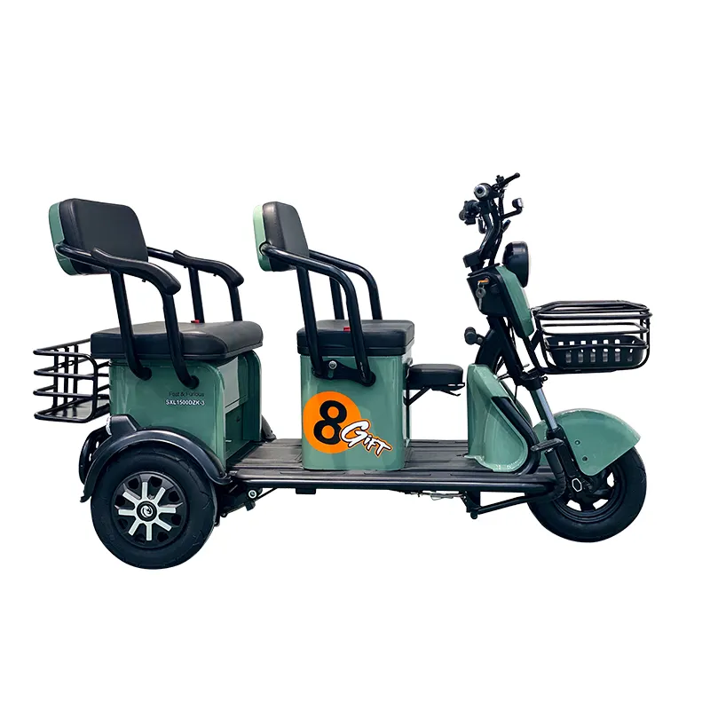 Factory Workshop Cargo Van Electrique Electric Powered Close Box For Adults Prix-Tricycle-Moto-Cargaison Electric Tricycle