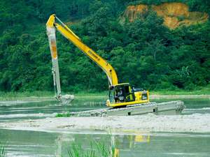 Populaire Professionele Amfibische Graafmachine 30T Rupsgraafmachine Voor Diverse Werkomgevingen - Product Image 3