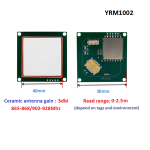 Invelion YRM100 Mini Arduino UHF-RFID-Modul Himbeer-Pi-RFID-Kartenleser 0-5, 5dbi Antennen-integrierter RFID-Modul leser